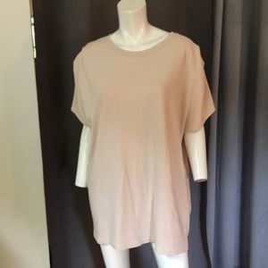 Zara Ivory cotton Shirt Dress in Ivory Size M